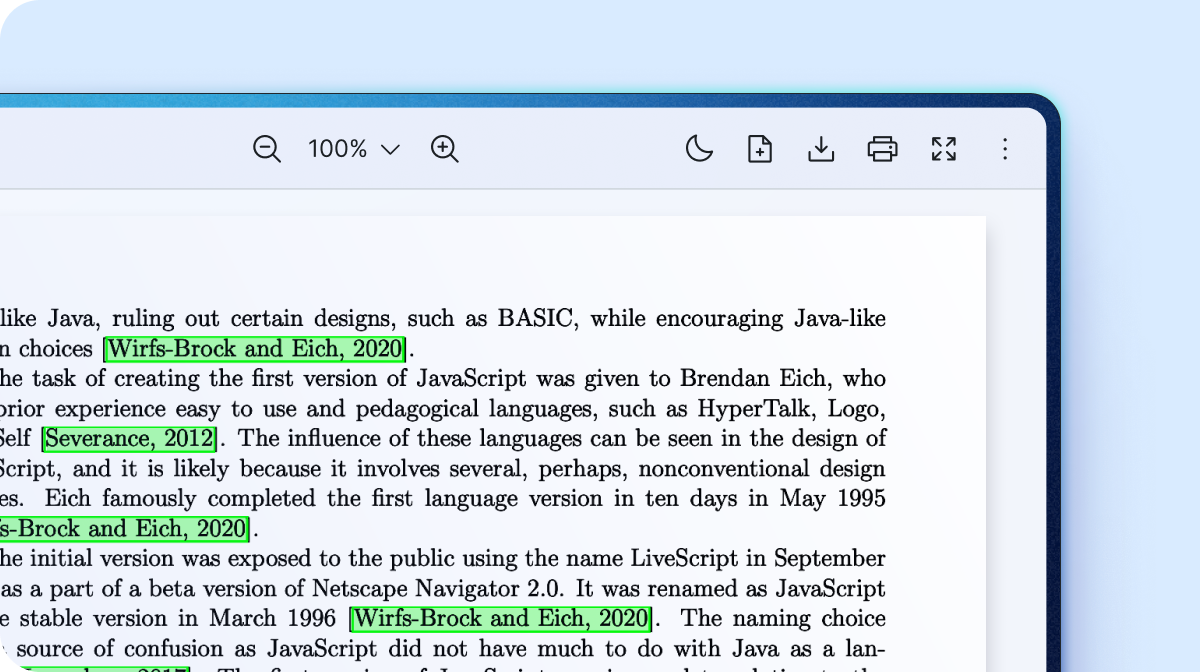 React PDF Kit bbox coordinate highlighting showing AI citation regions overlaid on a rendered PDF page